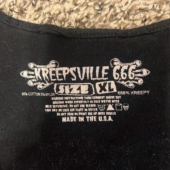 ๐ Kreepsville666 Baphomet Gothic Body Con Dress! ๐ค - Picture 7 of 8